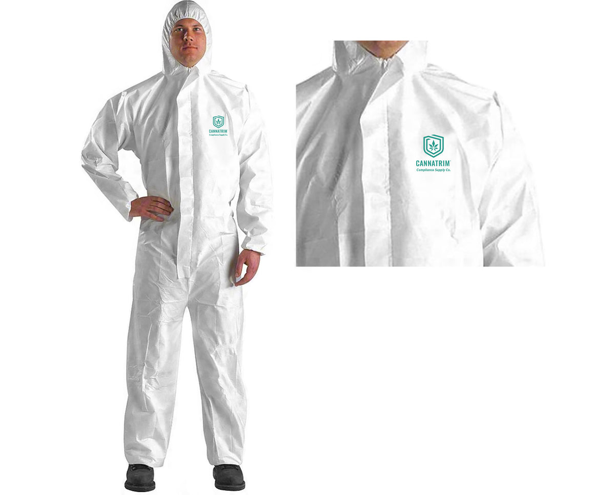 Coveralls with Hood to Protect your Cannabis Product - 25 count 